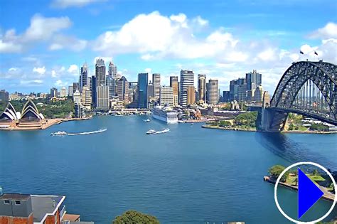 webcam sydney harbour|Sydney Live Camera